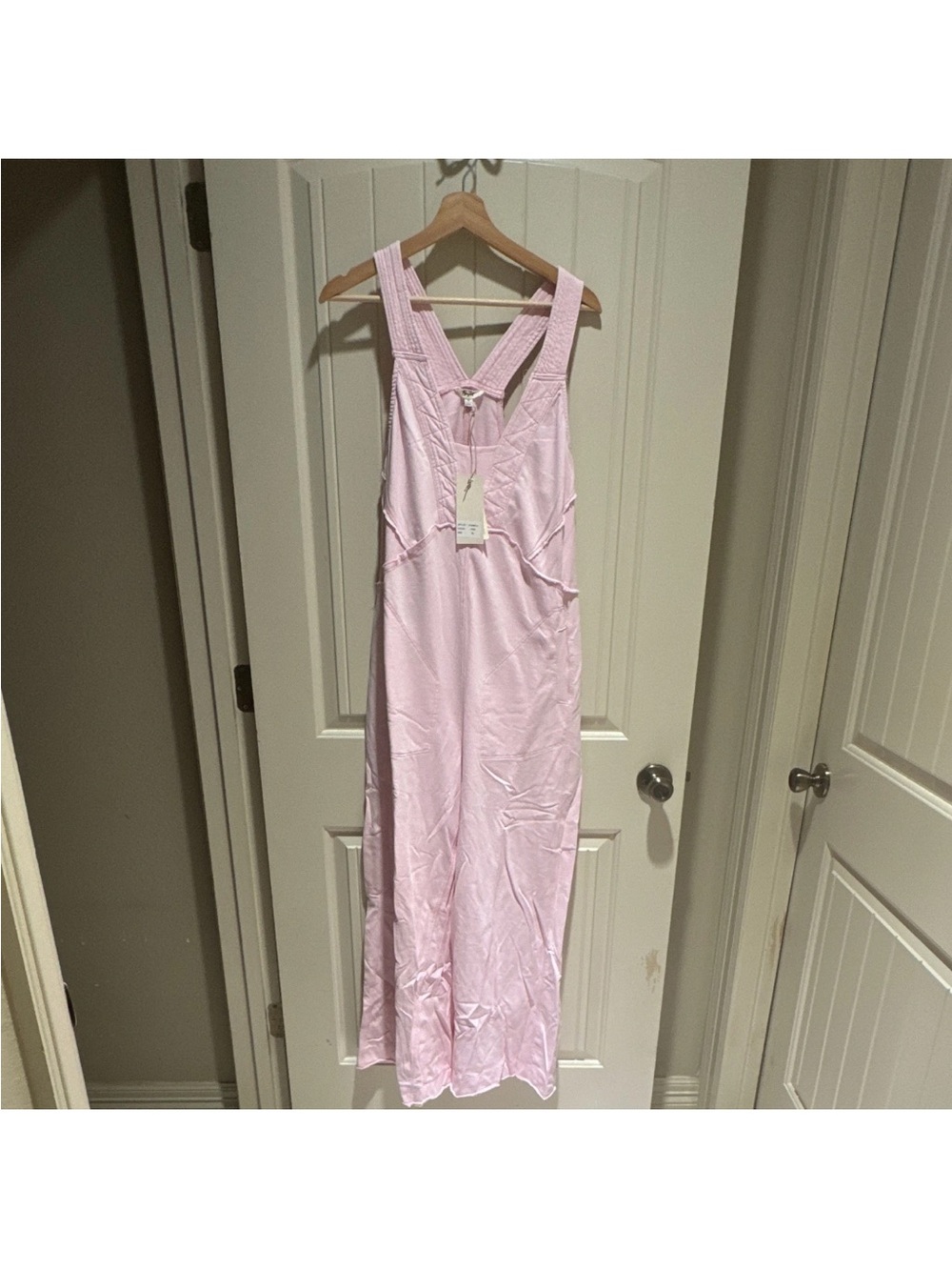 Light Pink Women's Sleeveless Jumpsuit Romper